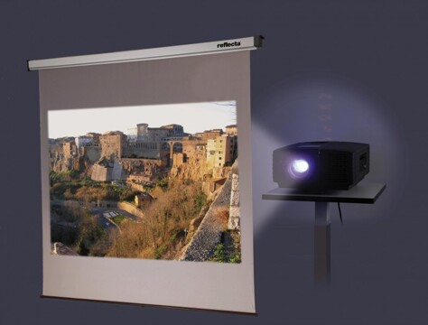 Tela de Retroprojeção Suspensão 240x200cm Silverline