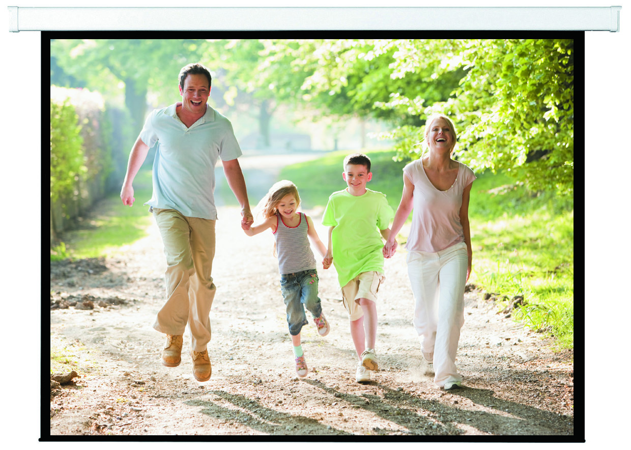 Telas de Projeção Suspensão Manual 200x150cm 4:3 